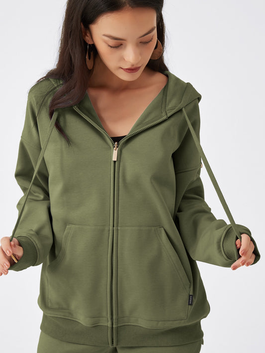 Cubby Zip Up Hoodie - Oversized