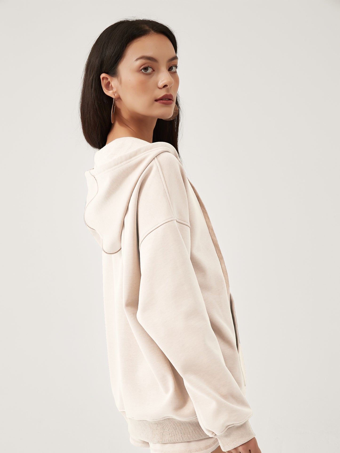 Cubby Zip Up Hoodie - Oversized & Reversible