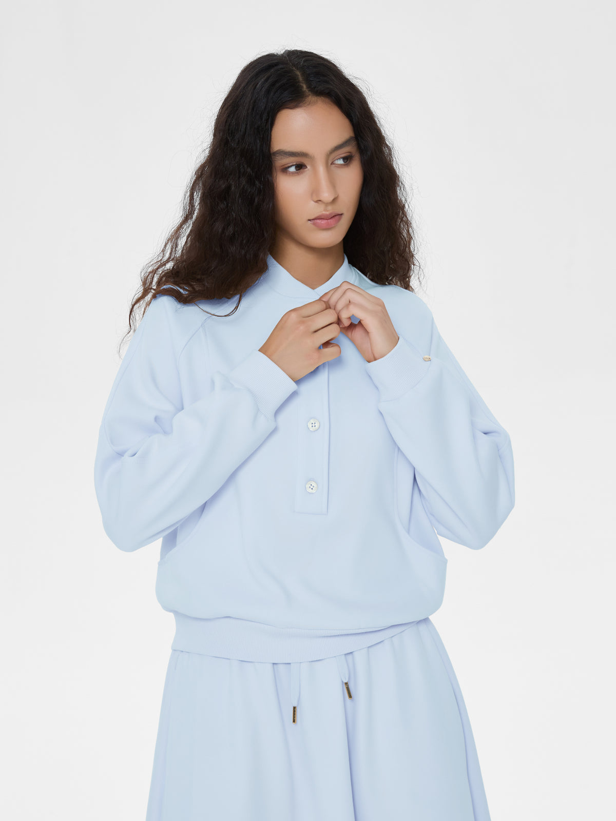 Cubby Henley Sweatshirt