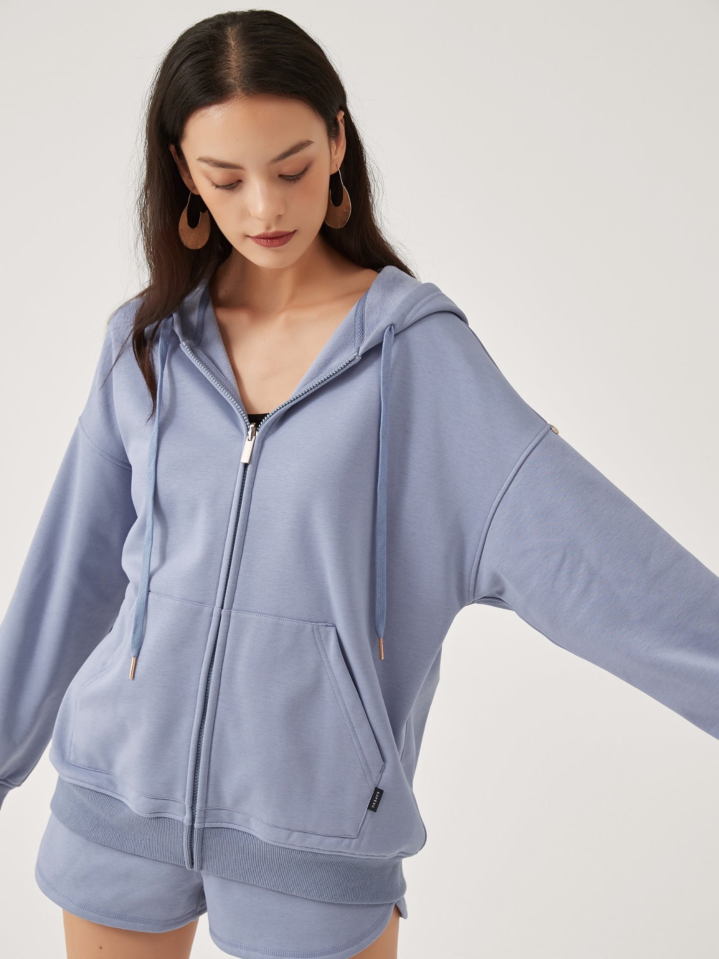 Cubby Zip Up Hoodie - Oversized & Reversible