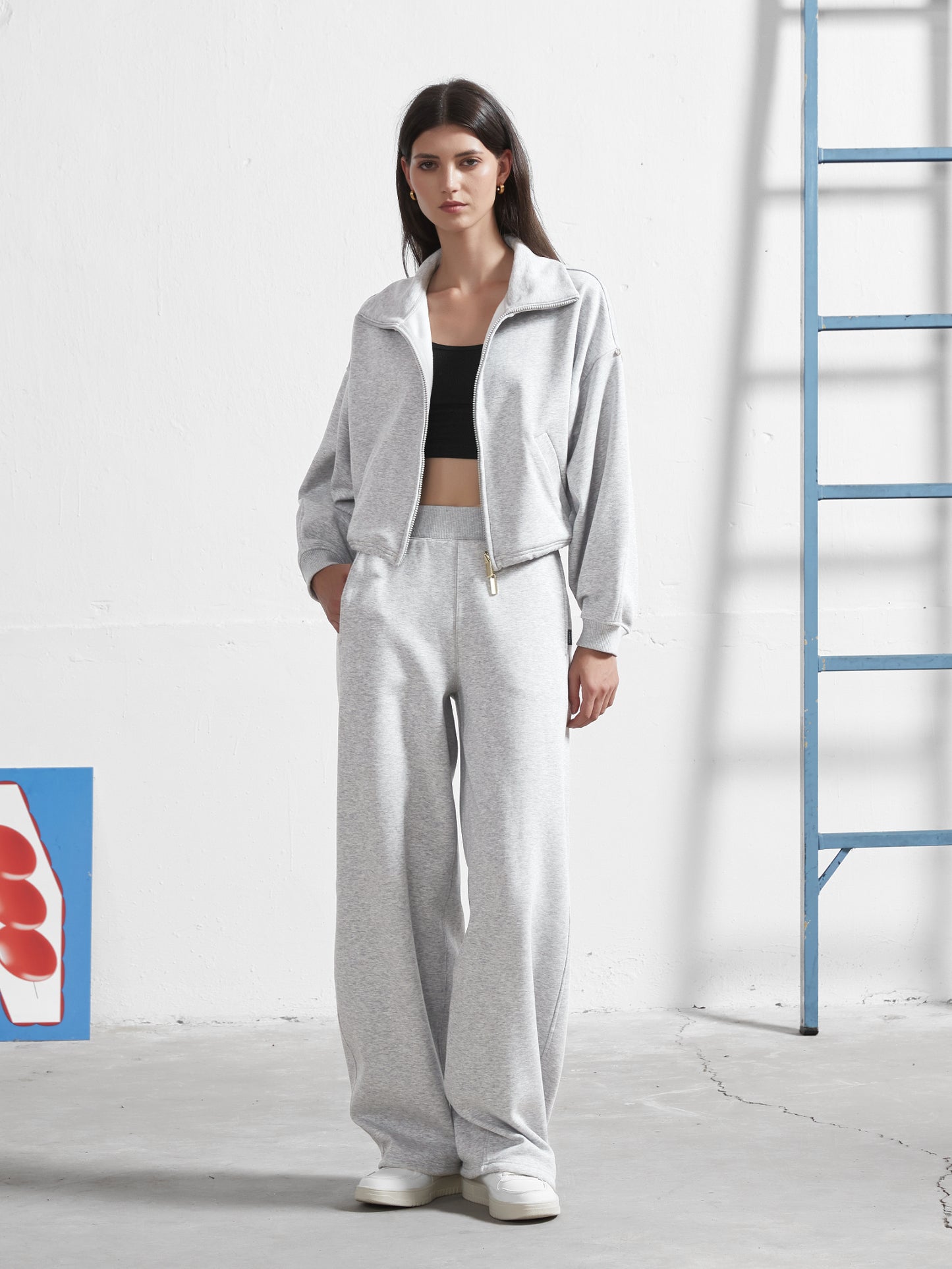 Cubby Barrel Leg Pants, High Waisted | Core Colors