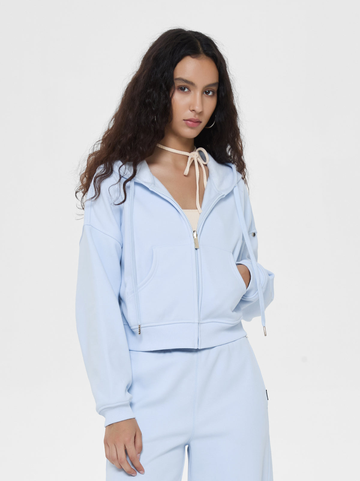 Cubby Zip Up Hoodie - Cropped & Reversible