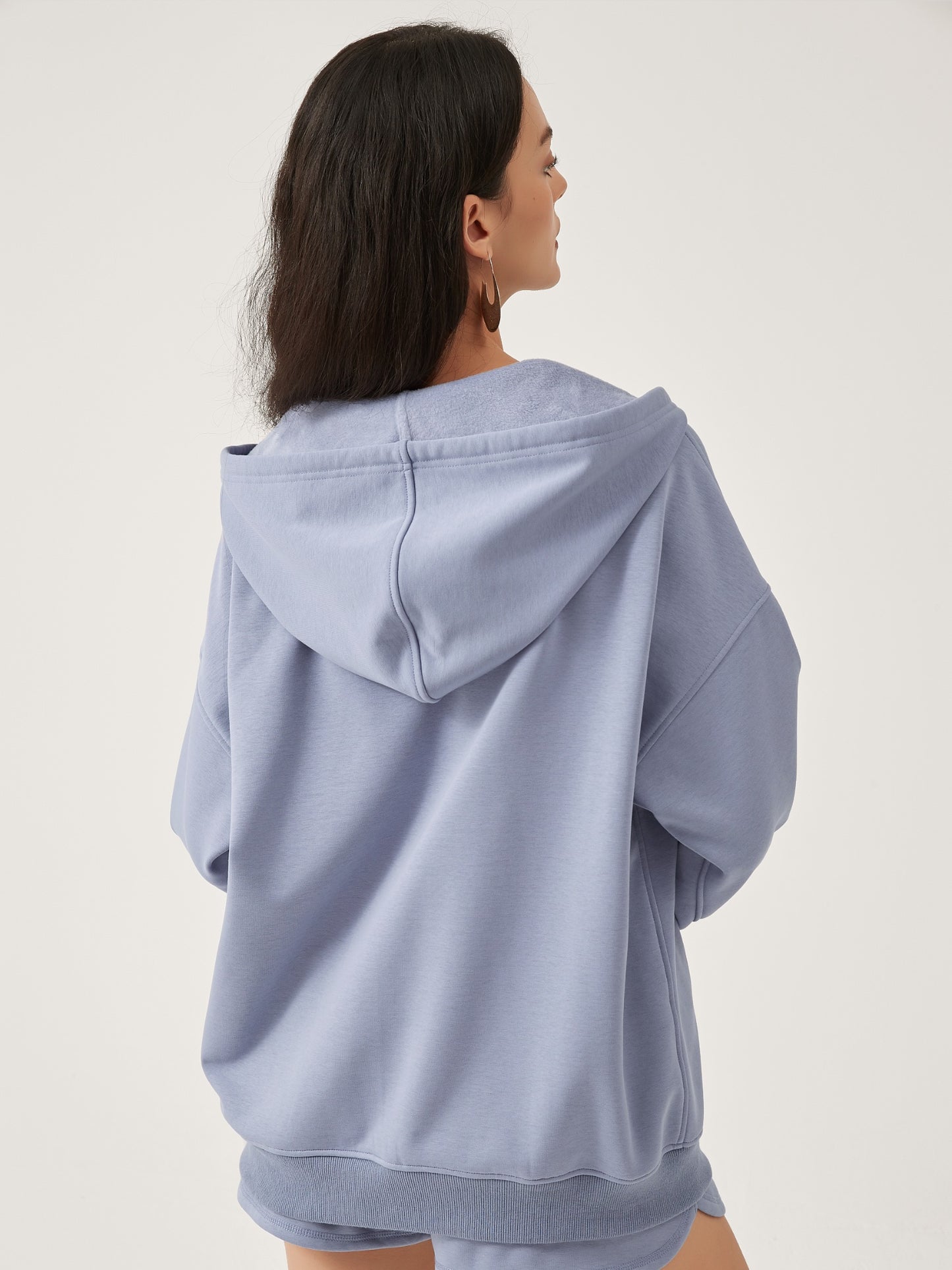 Cubby Zip Up Hoodie - Oversized & Reversible