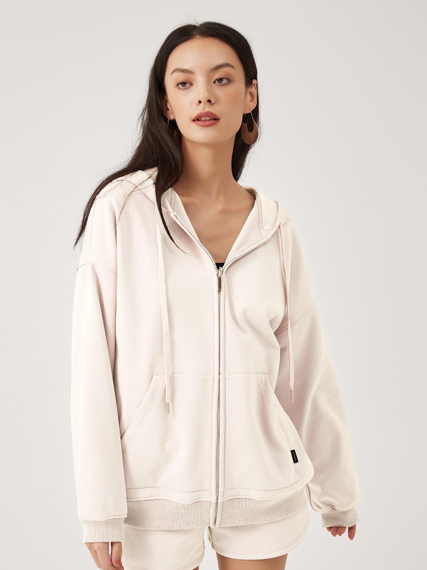 Cubby Zip Up Hoodie - Oversized & Reversible