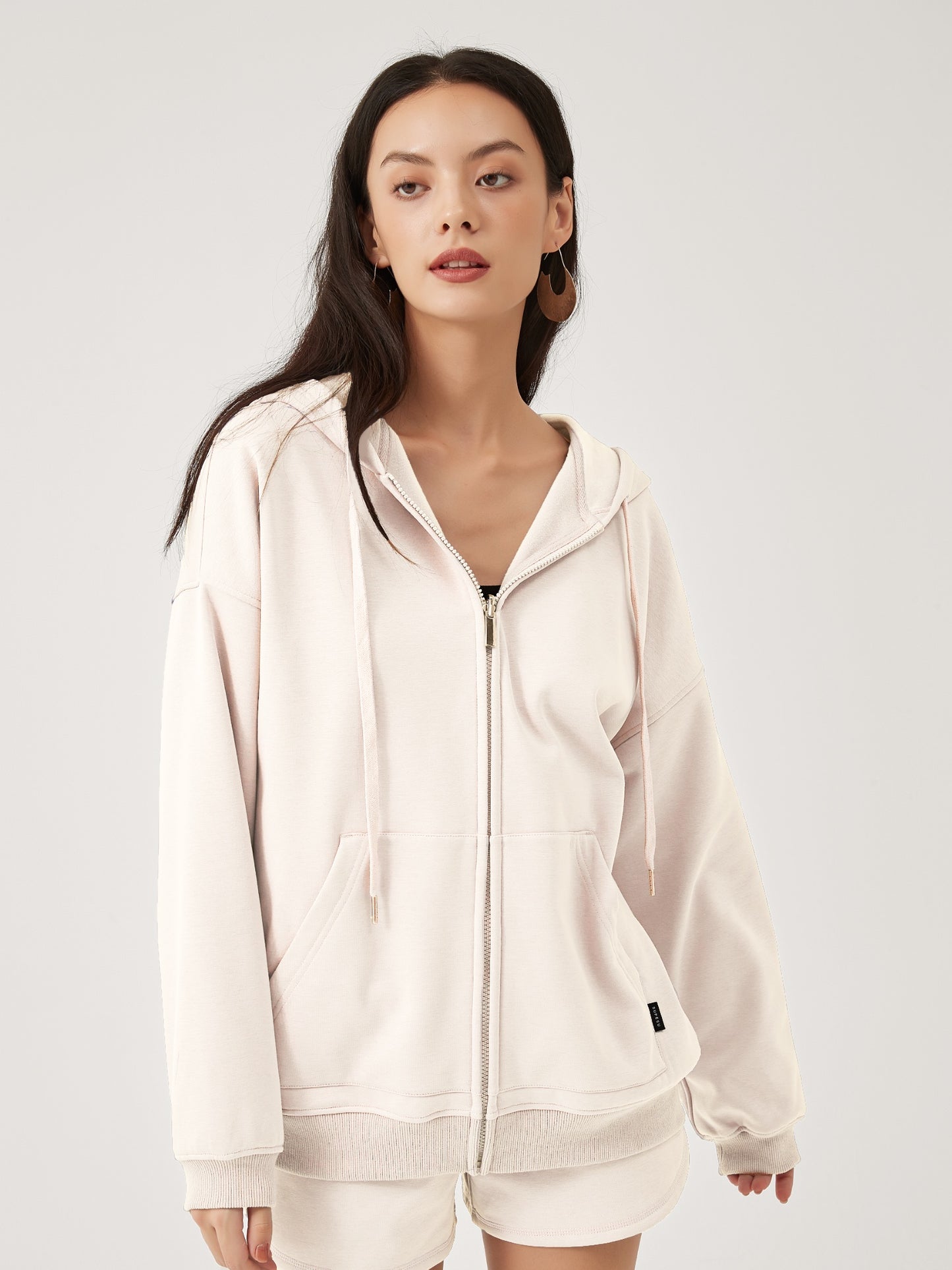 Cubby Zip Up Hoodie - Oversized & Reversible