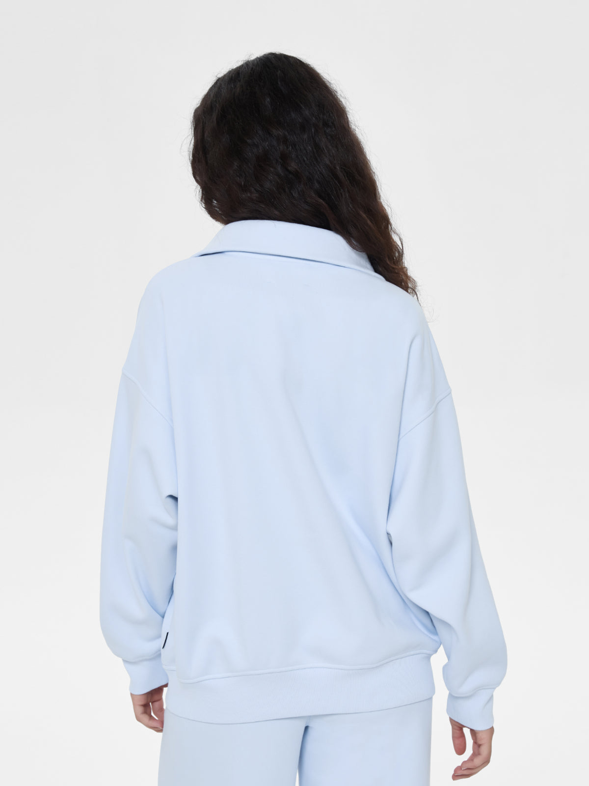 Cubby Half Zip-up Sweatshirt, Oversized
