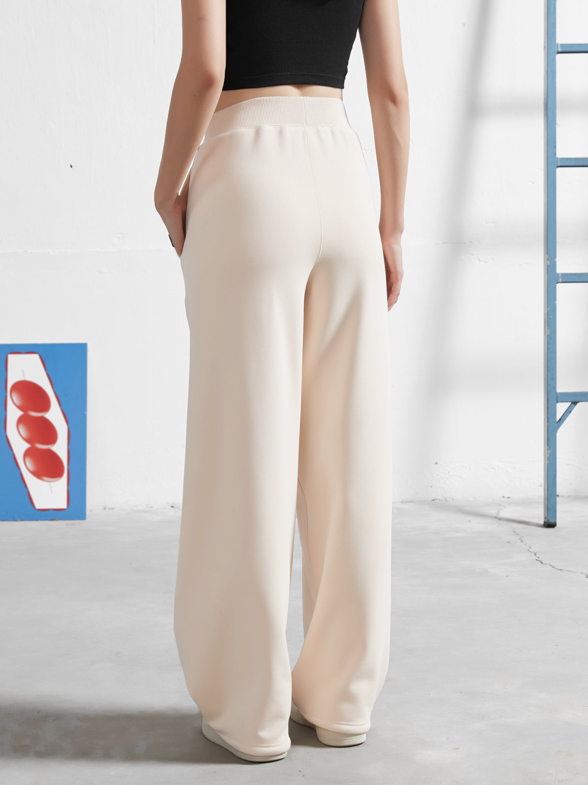 Cubby Barrel Leg Pants, High Waisted | Core Colors