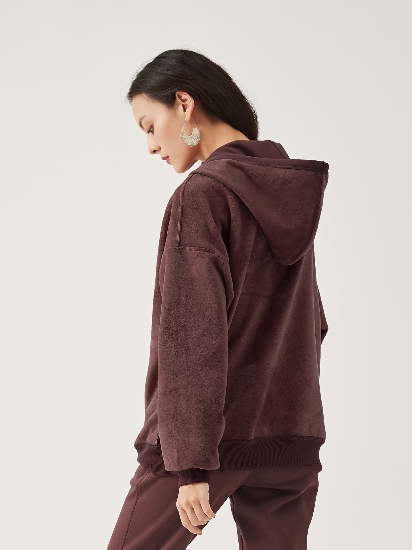 Cubby Zip Up Hoodie - Oversized & Reversible