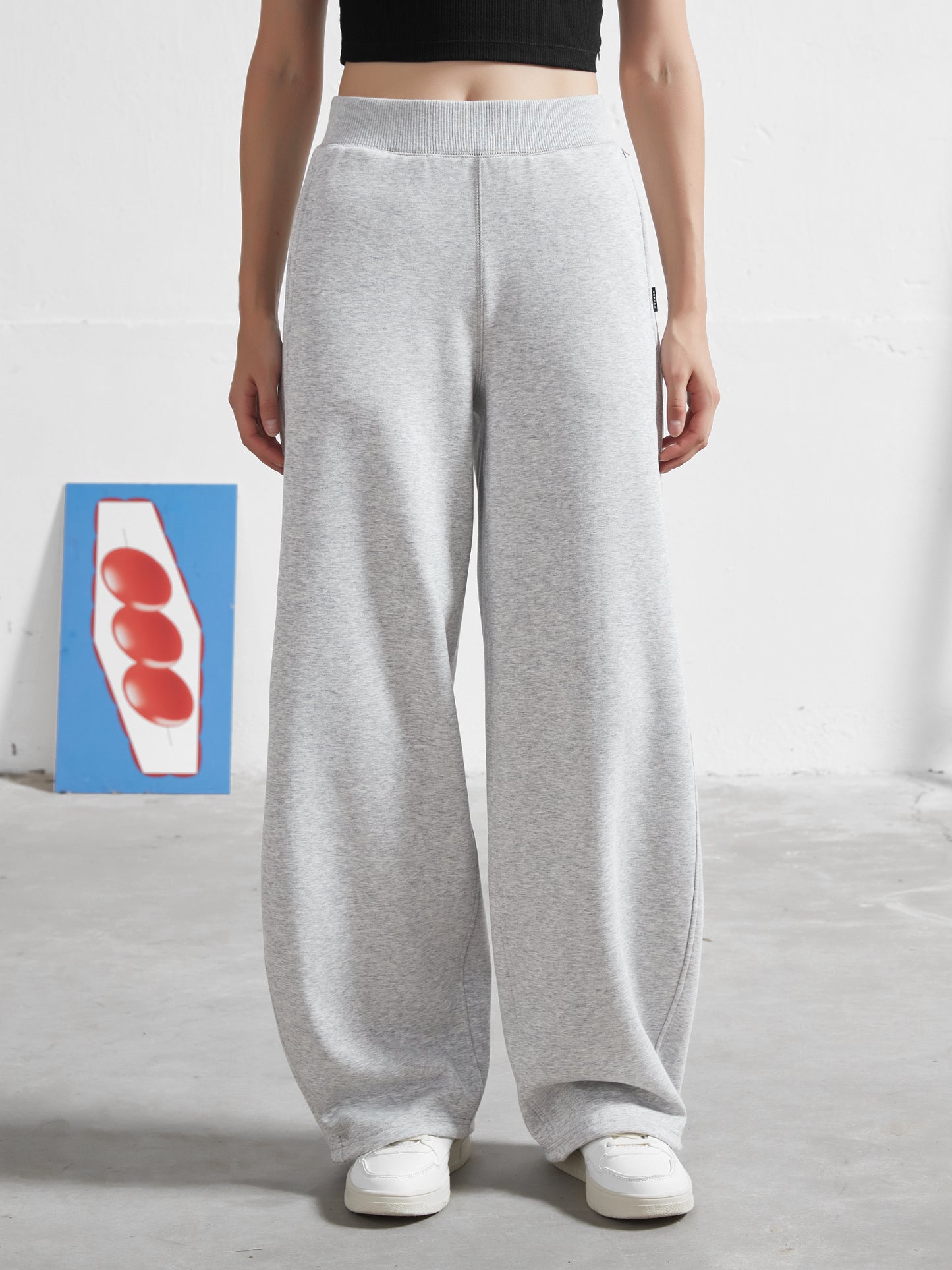 Cubby Barrel Leg Pants, High Waisted | Core Colors