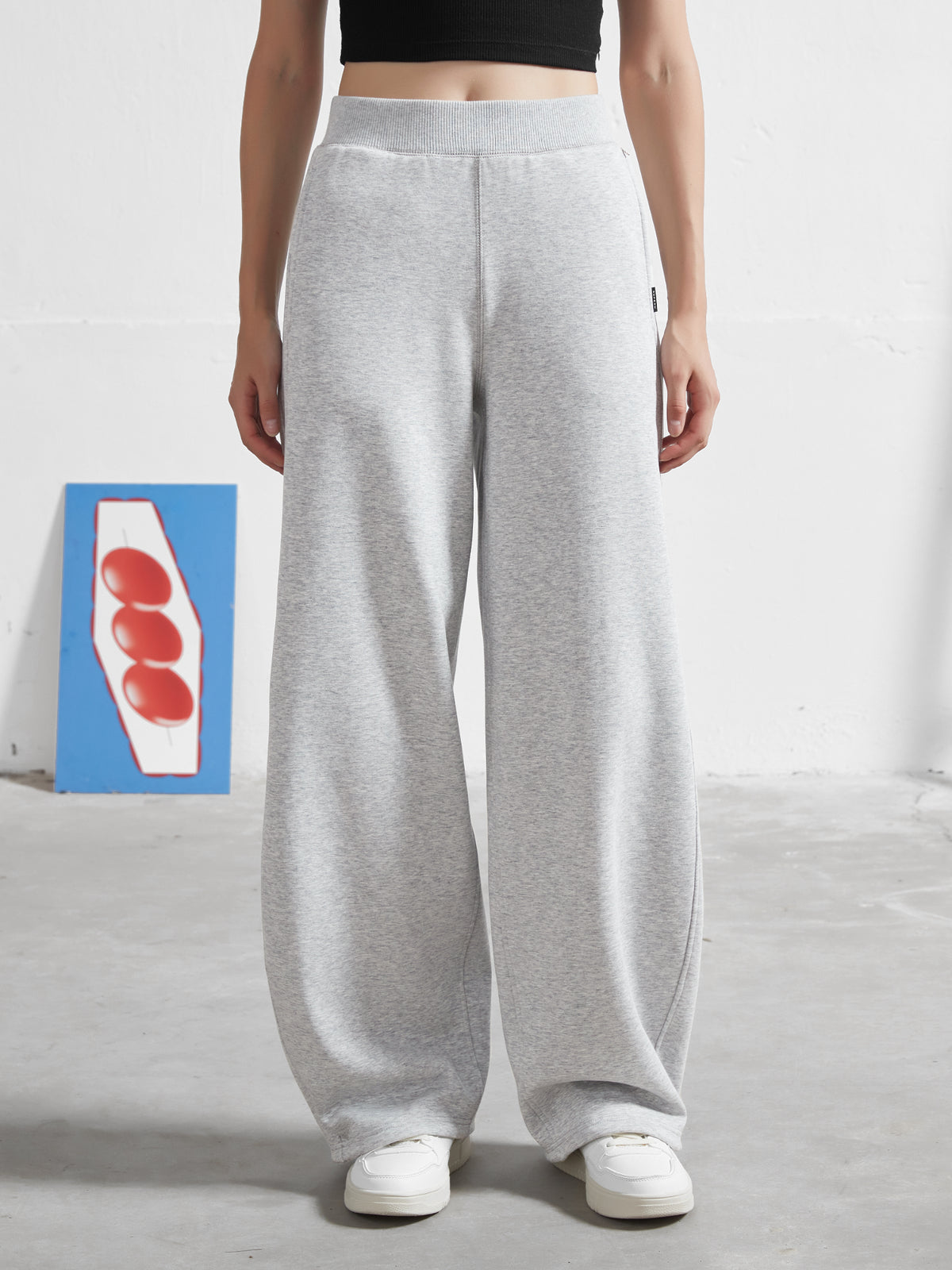 Cubby Barrel Leg Pants, High Waisted | Core Colors