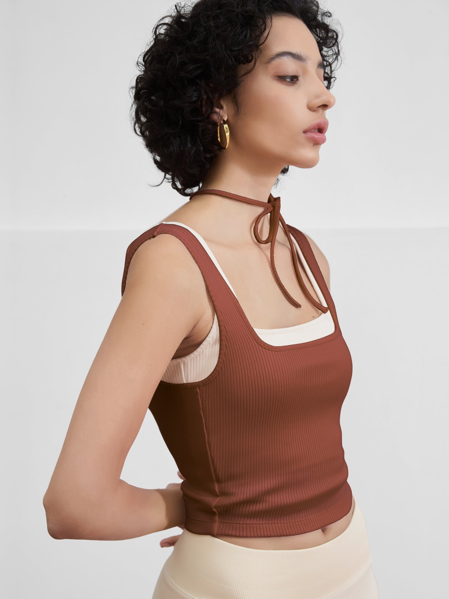 Softly Shaped Tank, Cropped