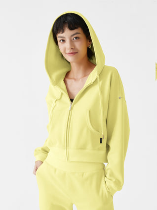 Cubby Zip Up Hoodie - Cropped & Reversible