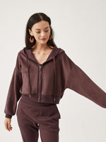 Cubby Zip Up Hoodie - Cropped & Reversible