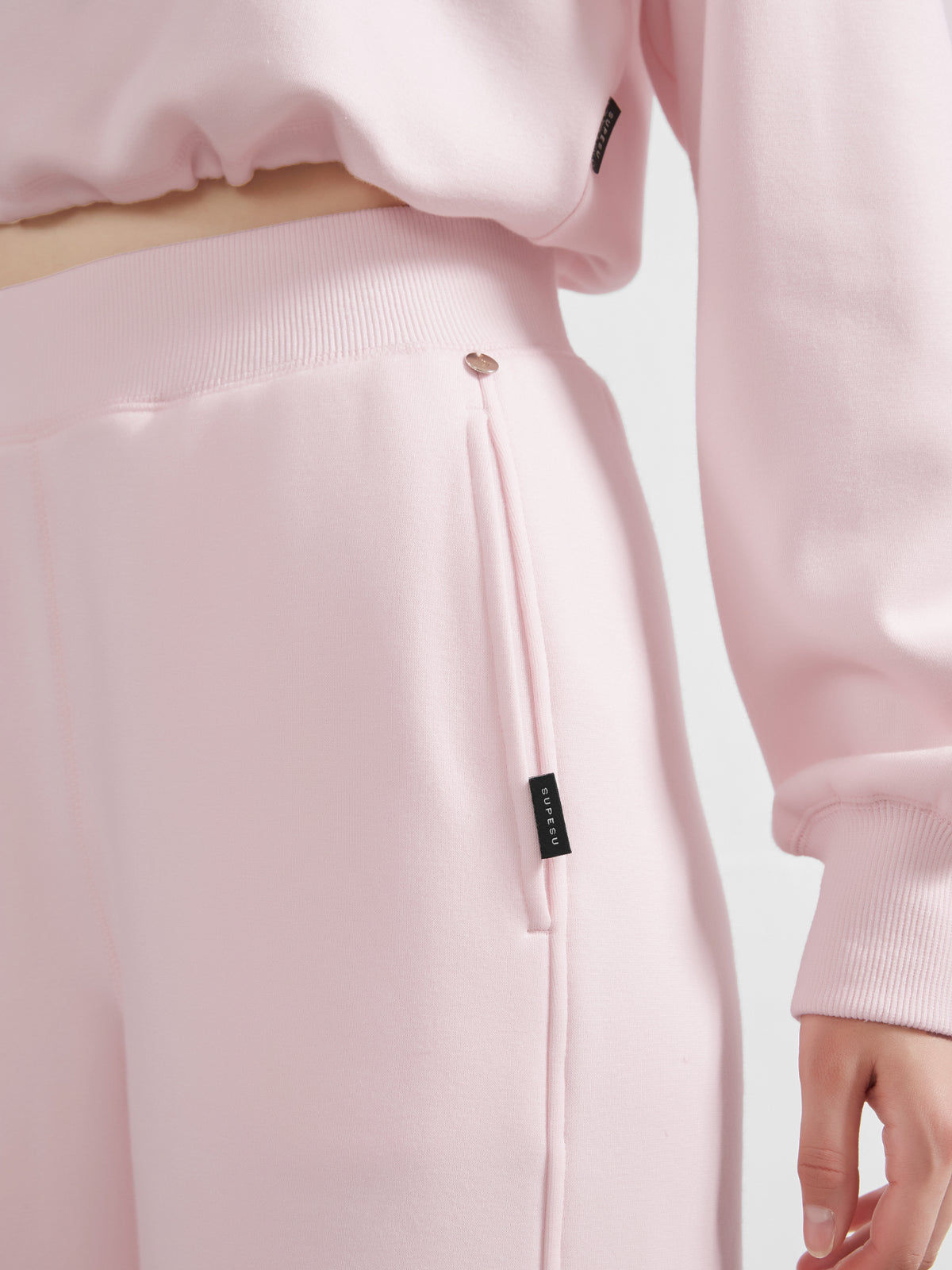 Cubby Barrel Leg Pants, High Waisted
