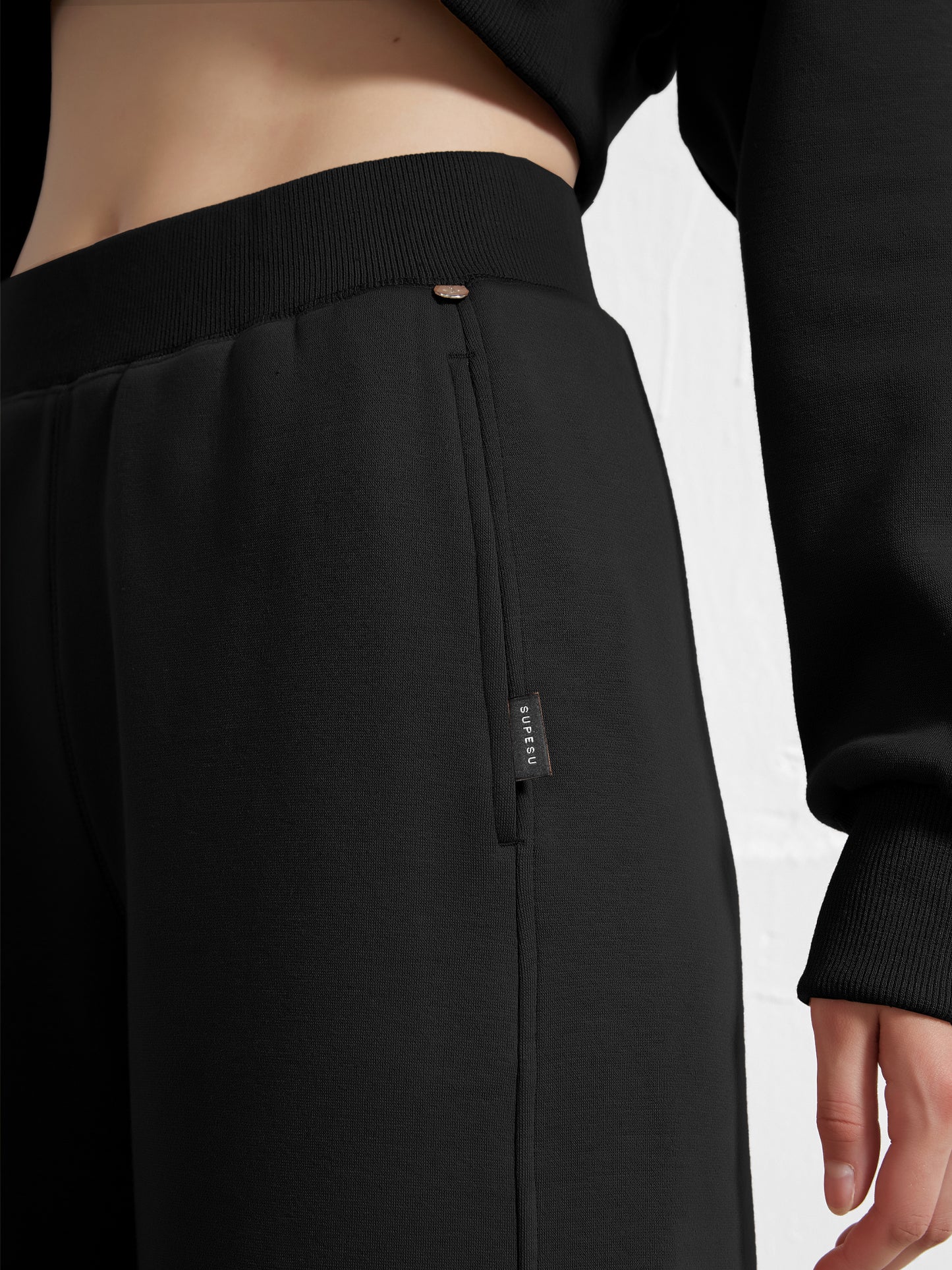 Cubby Barrel Leg Pants, High Waisted | Core Colors