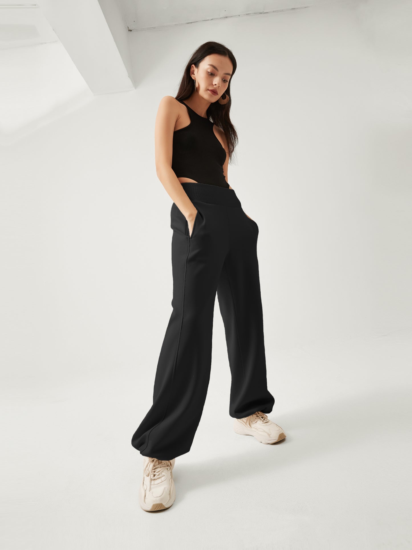 Cubby Sweatpants, Wide Leg｜Core Colors