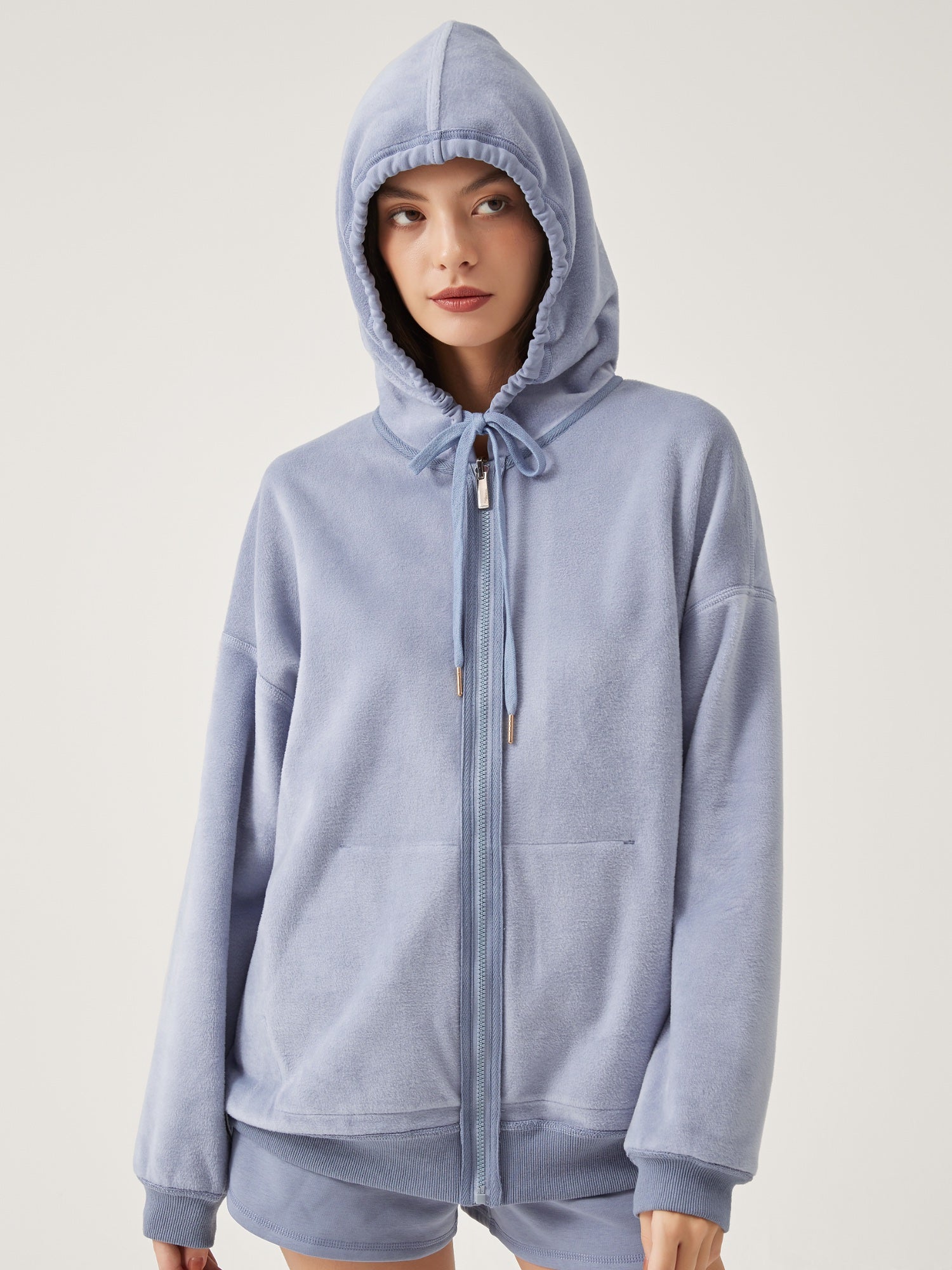 Cubby Zip Up Hoodie - Oversized & Reversible