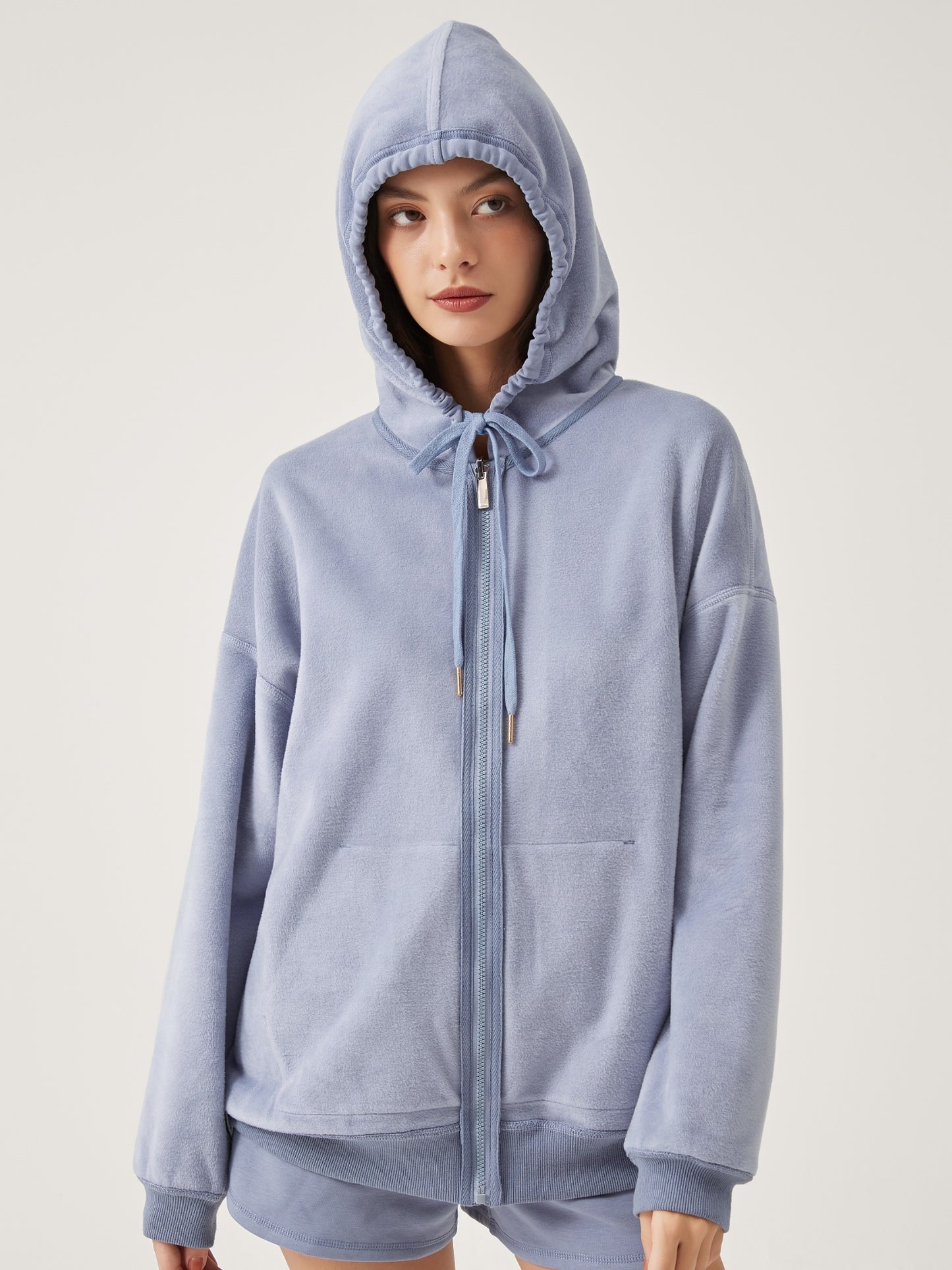 Cubby Zip Up Hoodie - Oversized & Reversible