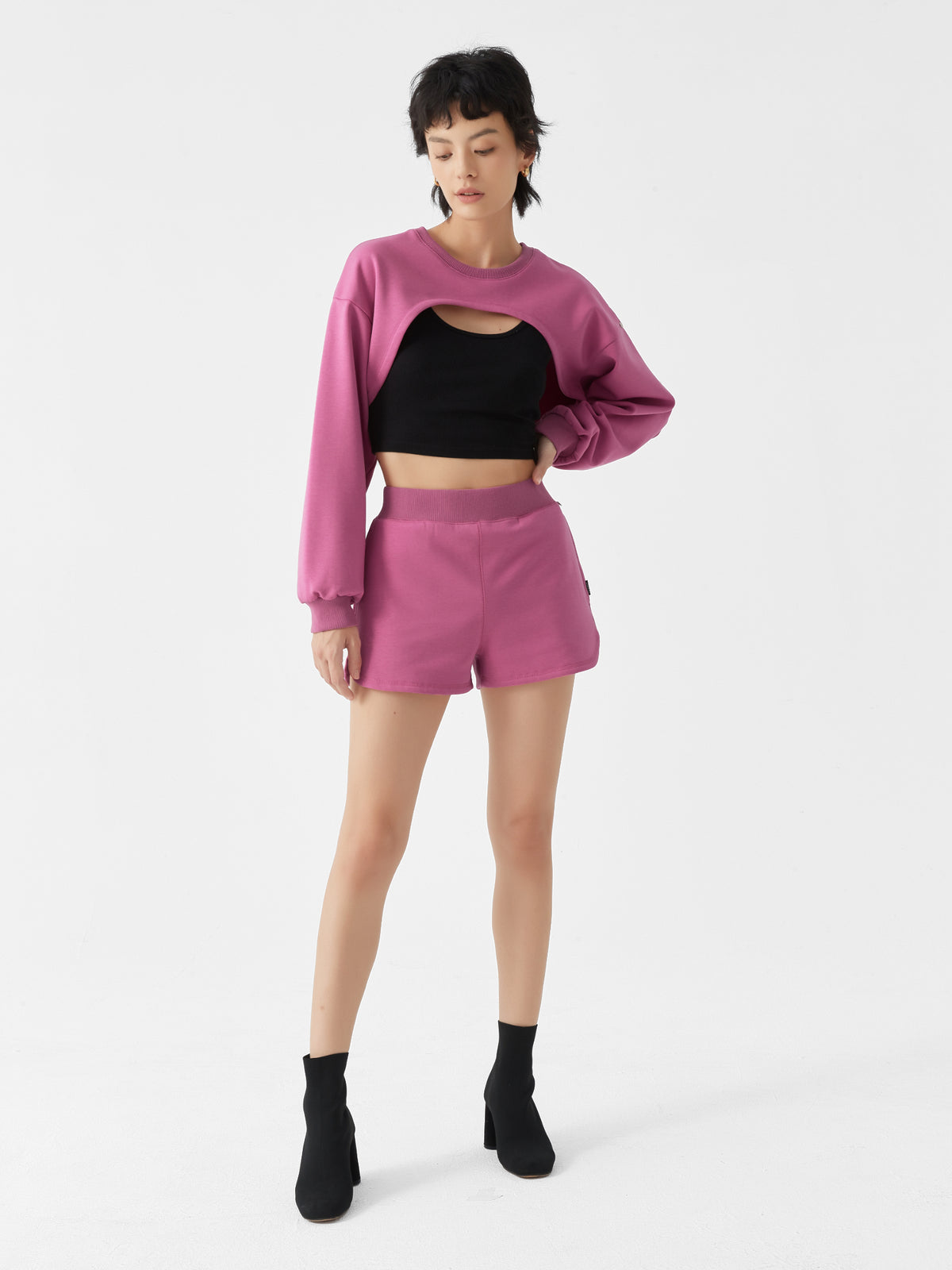 Cubby Shrug Sweater, Cropped