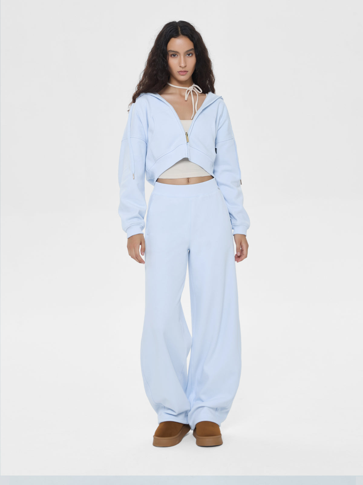 Cubby Zip Up Hoodie - Cropped & Reversible