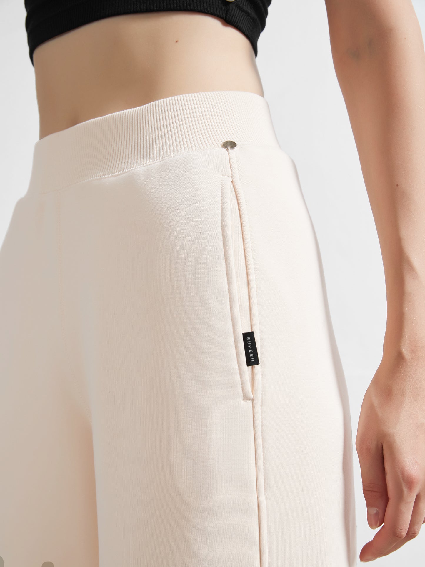 Cubby Barrel Leg Pants, High Waisted | Core Colors
