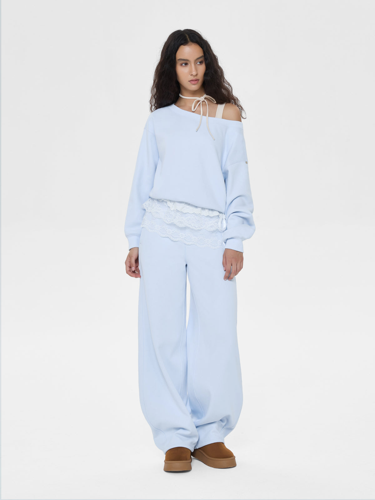 Cubby Barrel Leg Pants, High Waisted