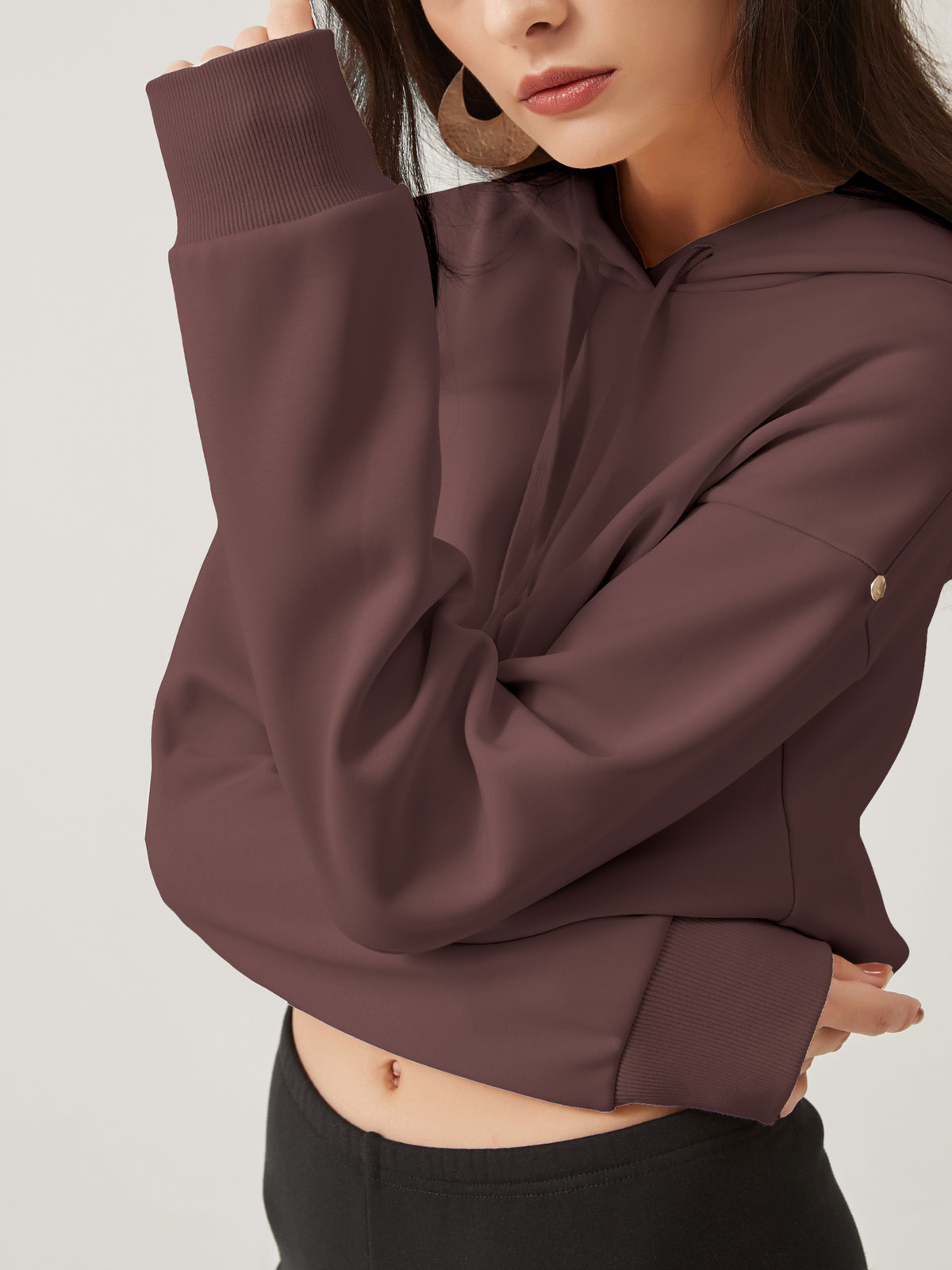 Cubby Hoodie, Extra Cropped