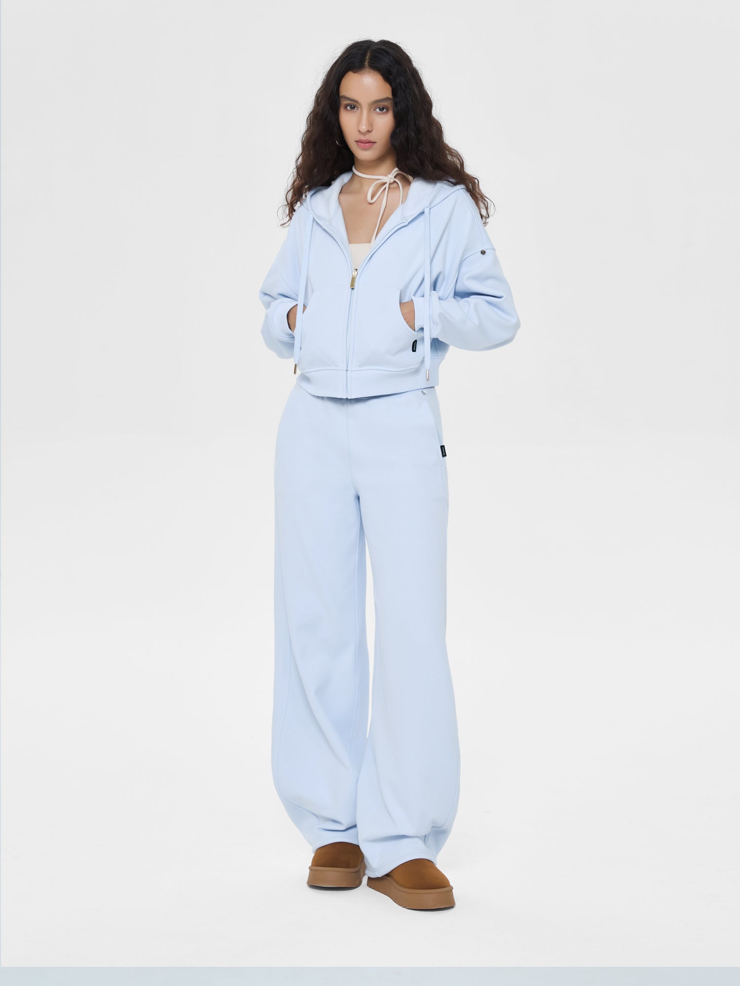 Cubby Zip Up Hoodie - Cropped & Reversible