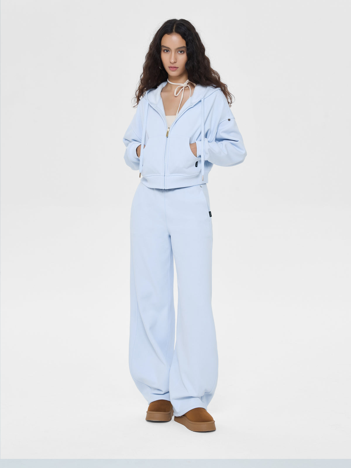 Cubby Zip Up Hoodie - Cropped & Reversible