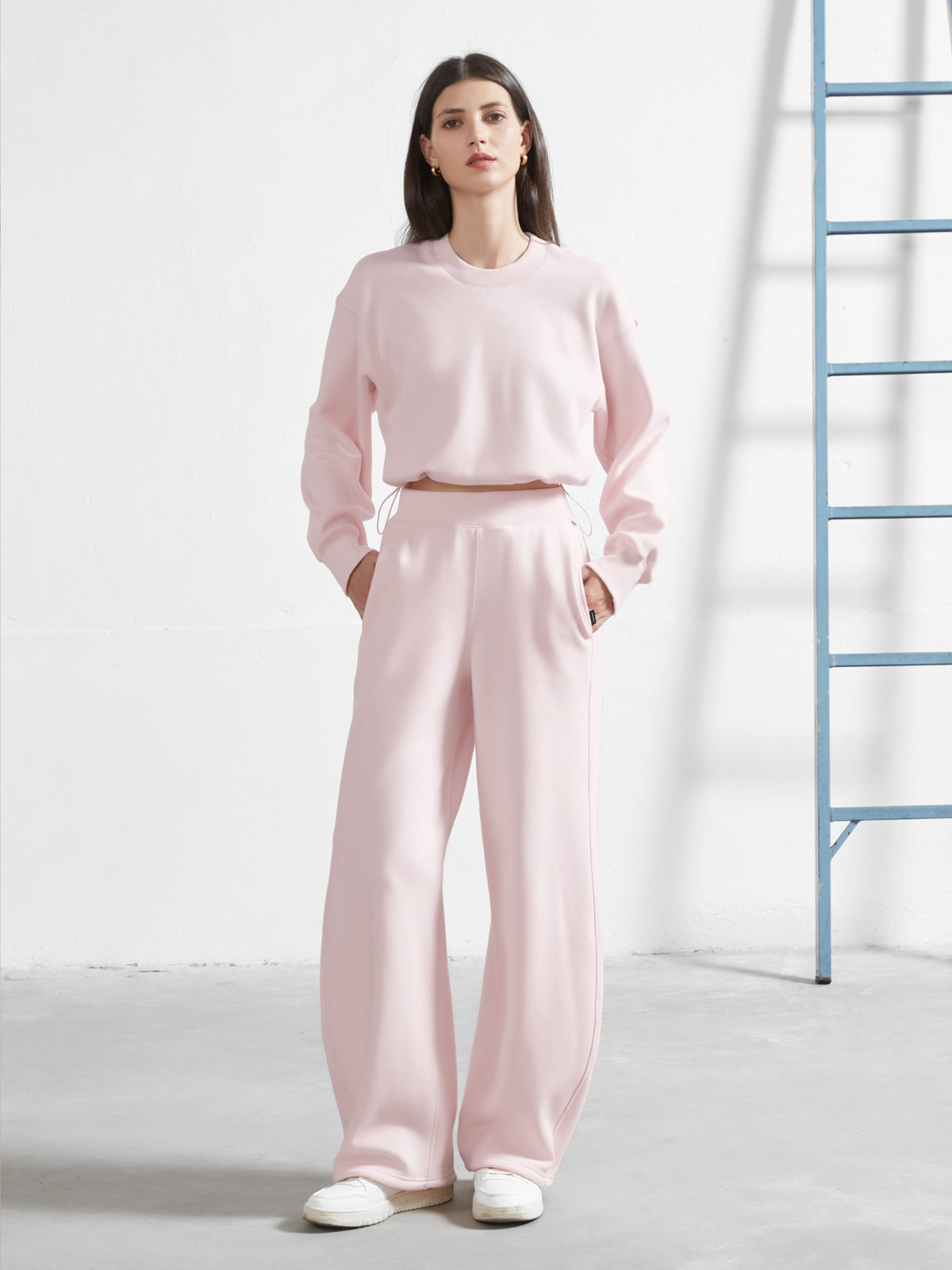 Cubby Barrel Leg Pants, High Waisted
