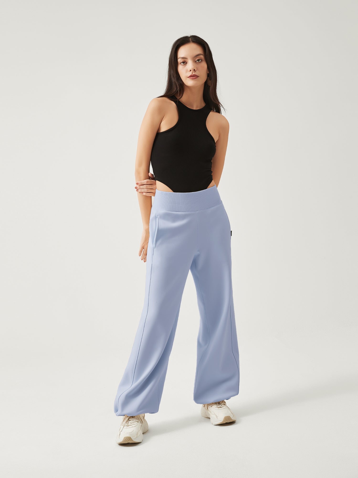 Cubby Sweatpants, Flared, High-Waisted Trendy Sweatpants