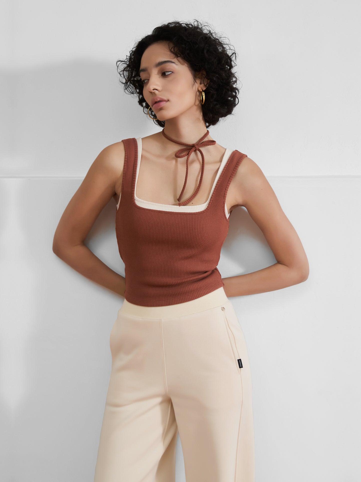 Softly Shaped Tank, Cropped