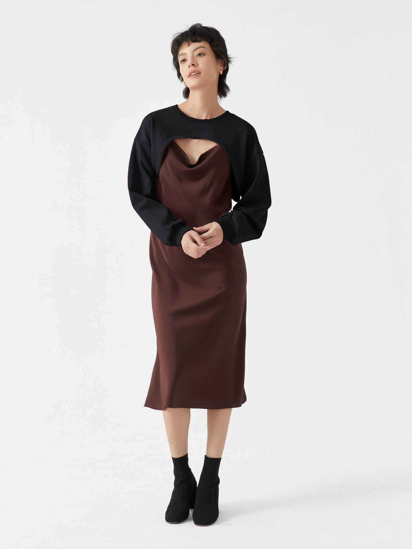 Cubby Shrug Sweater, Cropped
