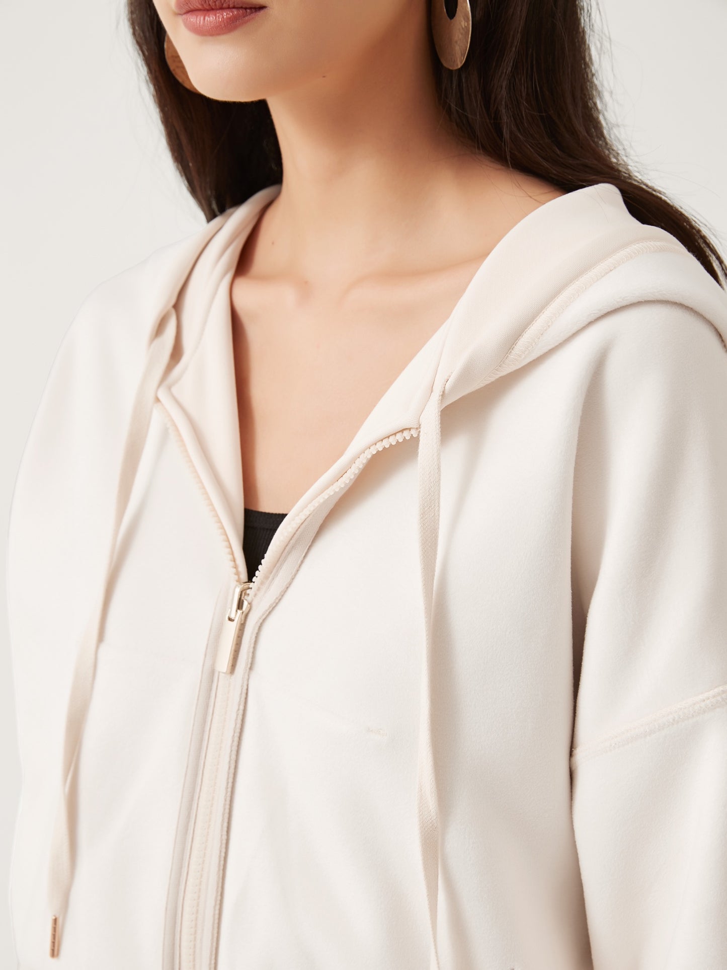 Cubby Zip Up Hoodie - Cropped & Reversible