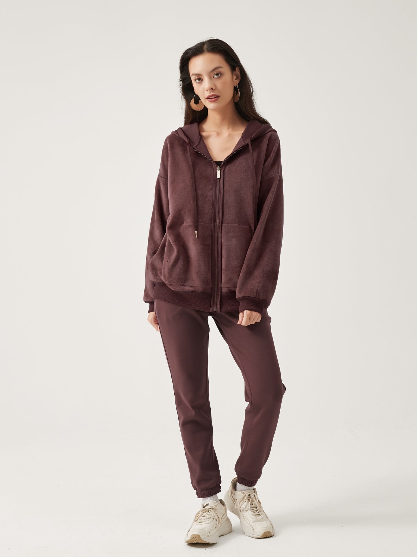 Cubby Zip Up Hoodie - Oversized & Reversible