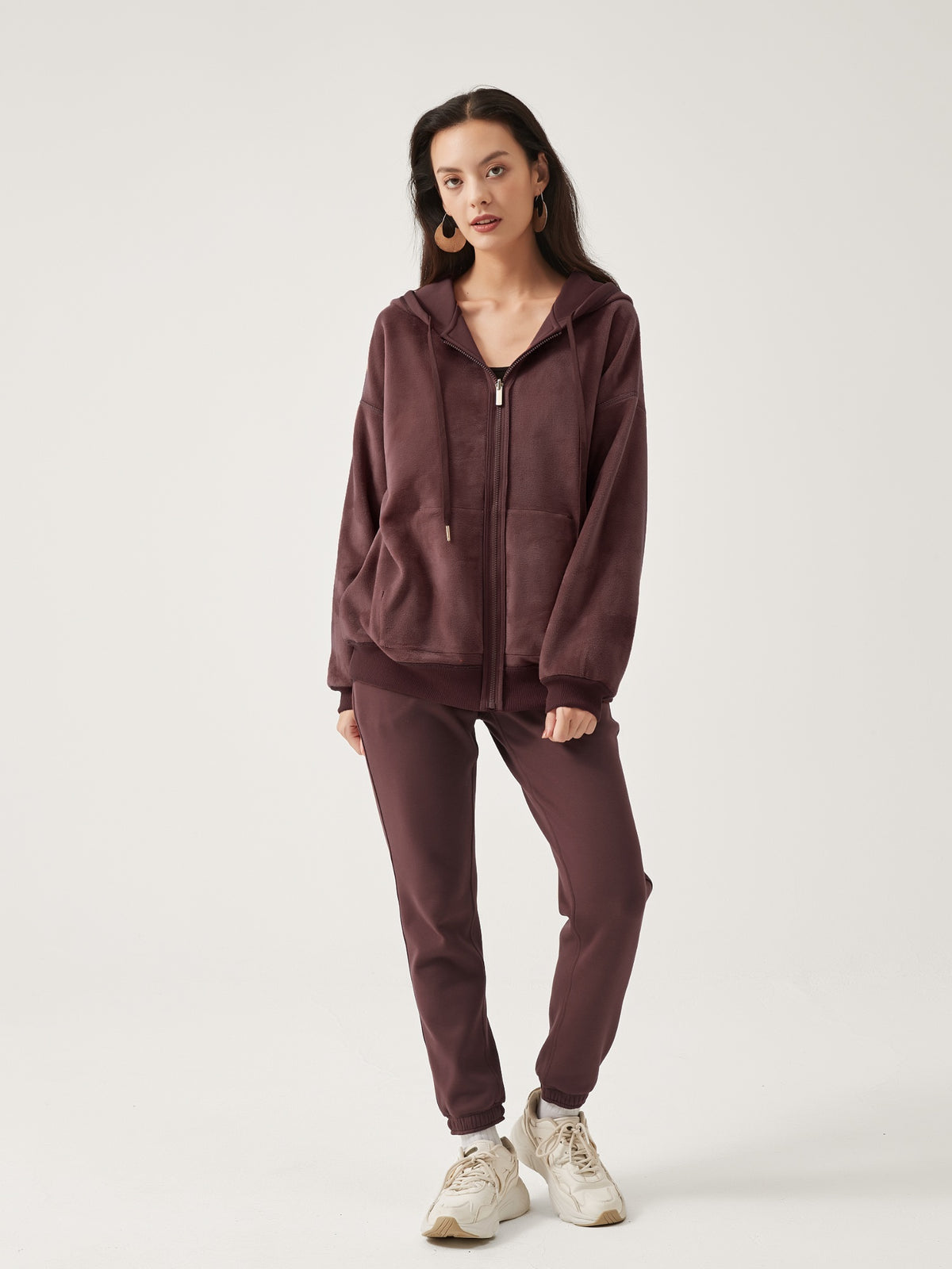 Cubby Zip Up Hoodie - Oversized & Reversible