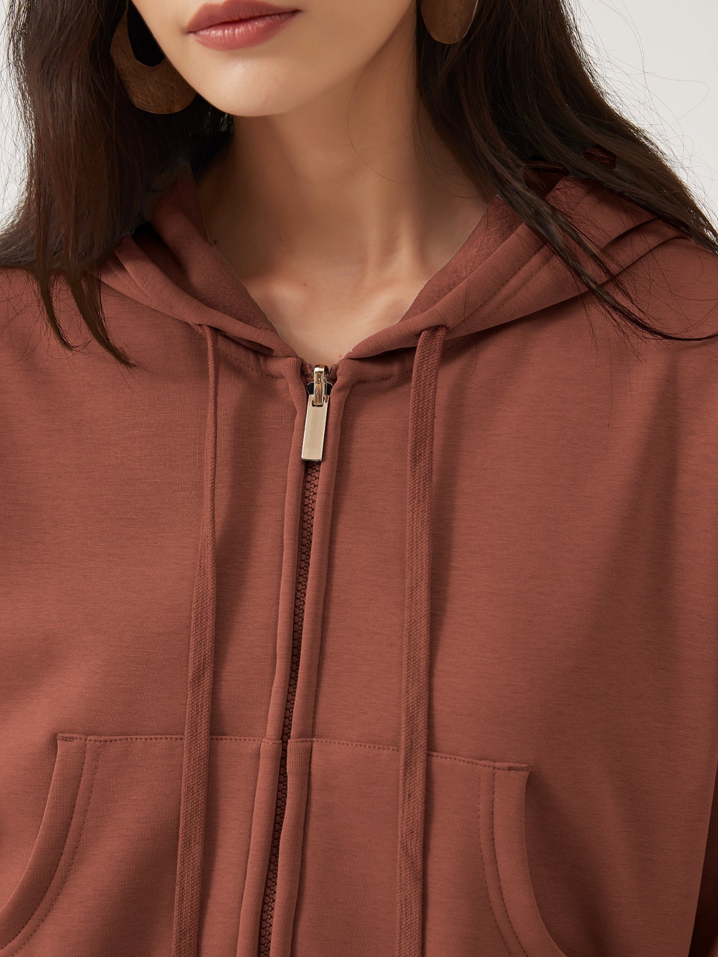 Cubby Zip Up Hoodie - Cropped & Reversible