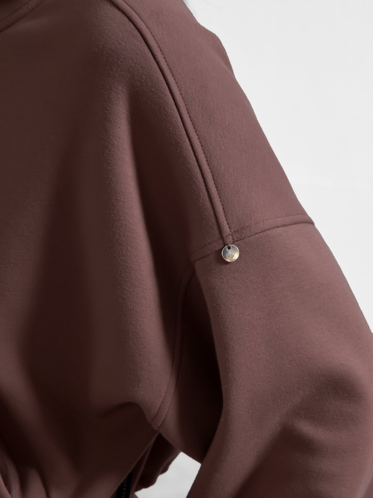 Cubby Mockneck Zip-Up, Cropped