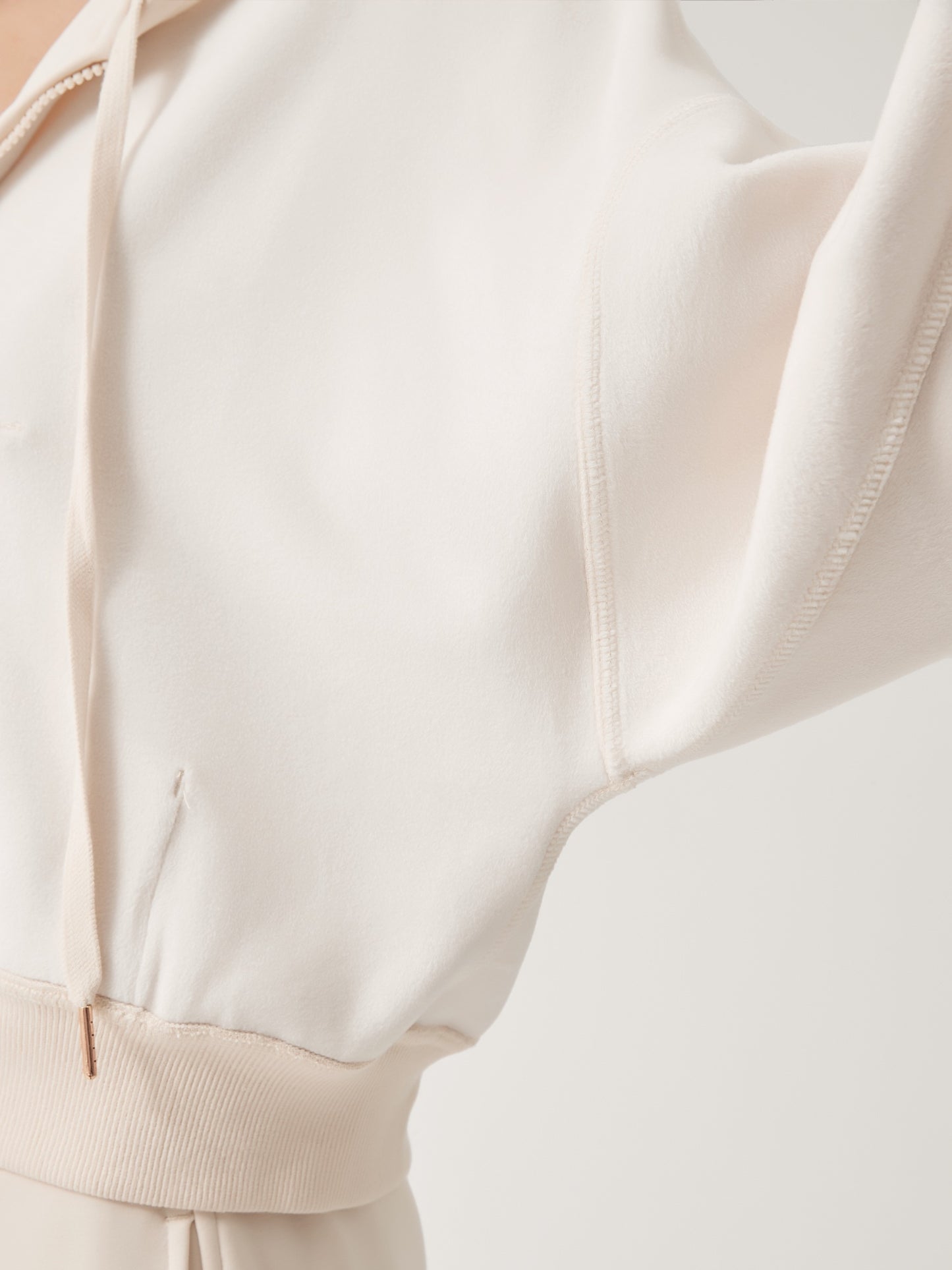 Cubby Zip Up Hoodie - Cropped & Reversible