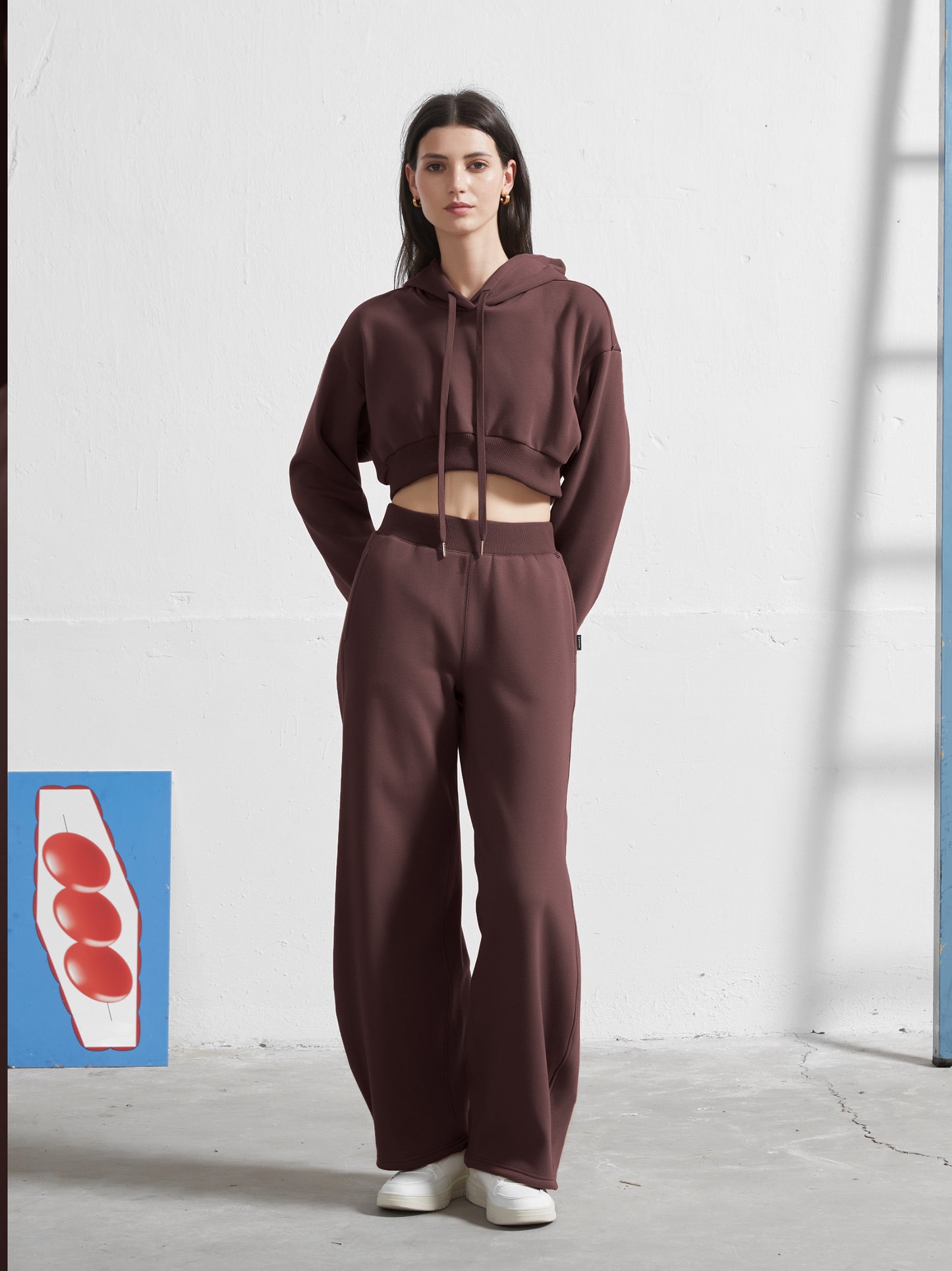 Cubby Barrel Leg Pants, High Waisted | Core Colors