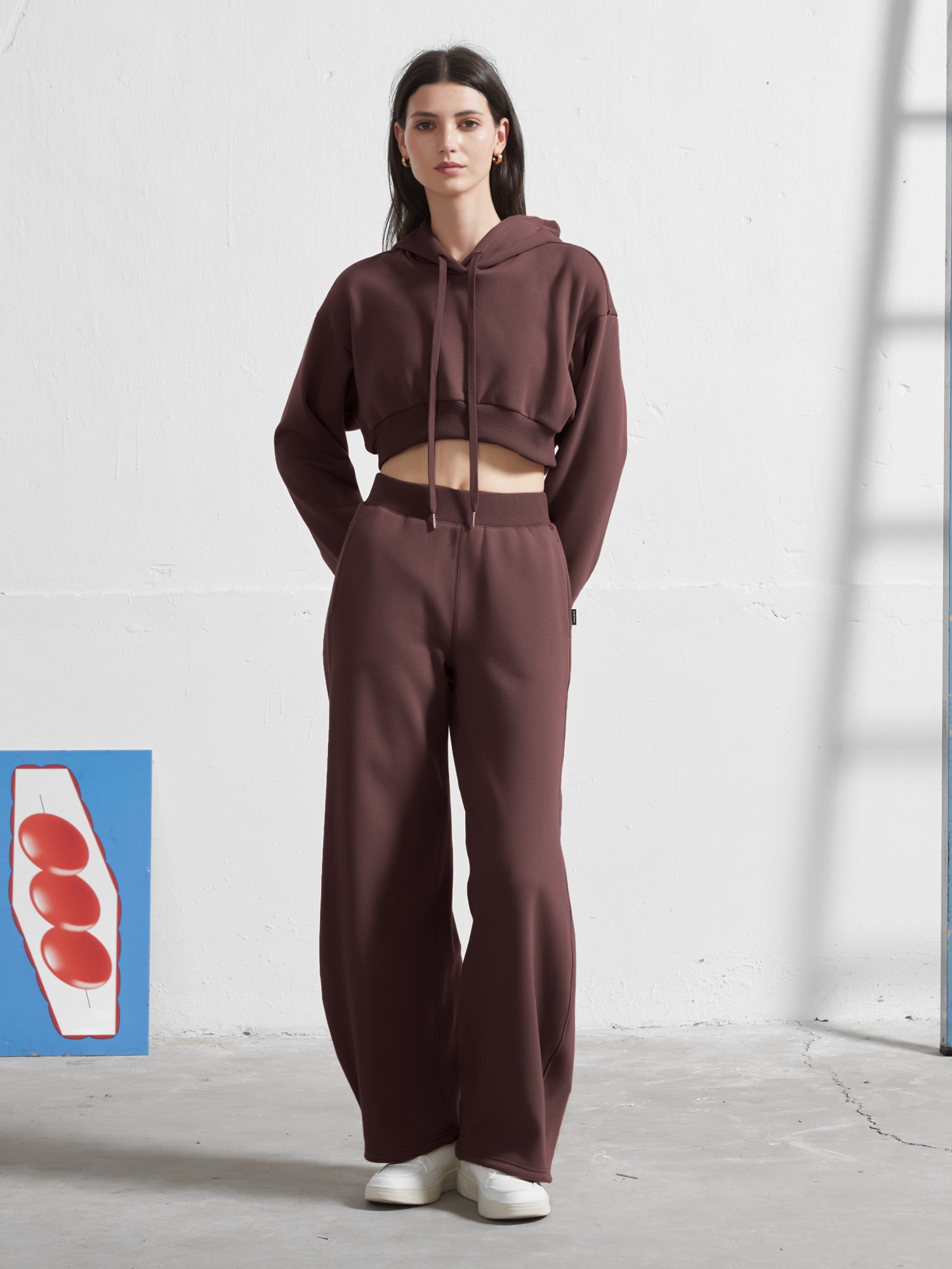 Cubby Barrel Leg Pants, High Waisted | Core Colors