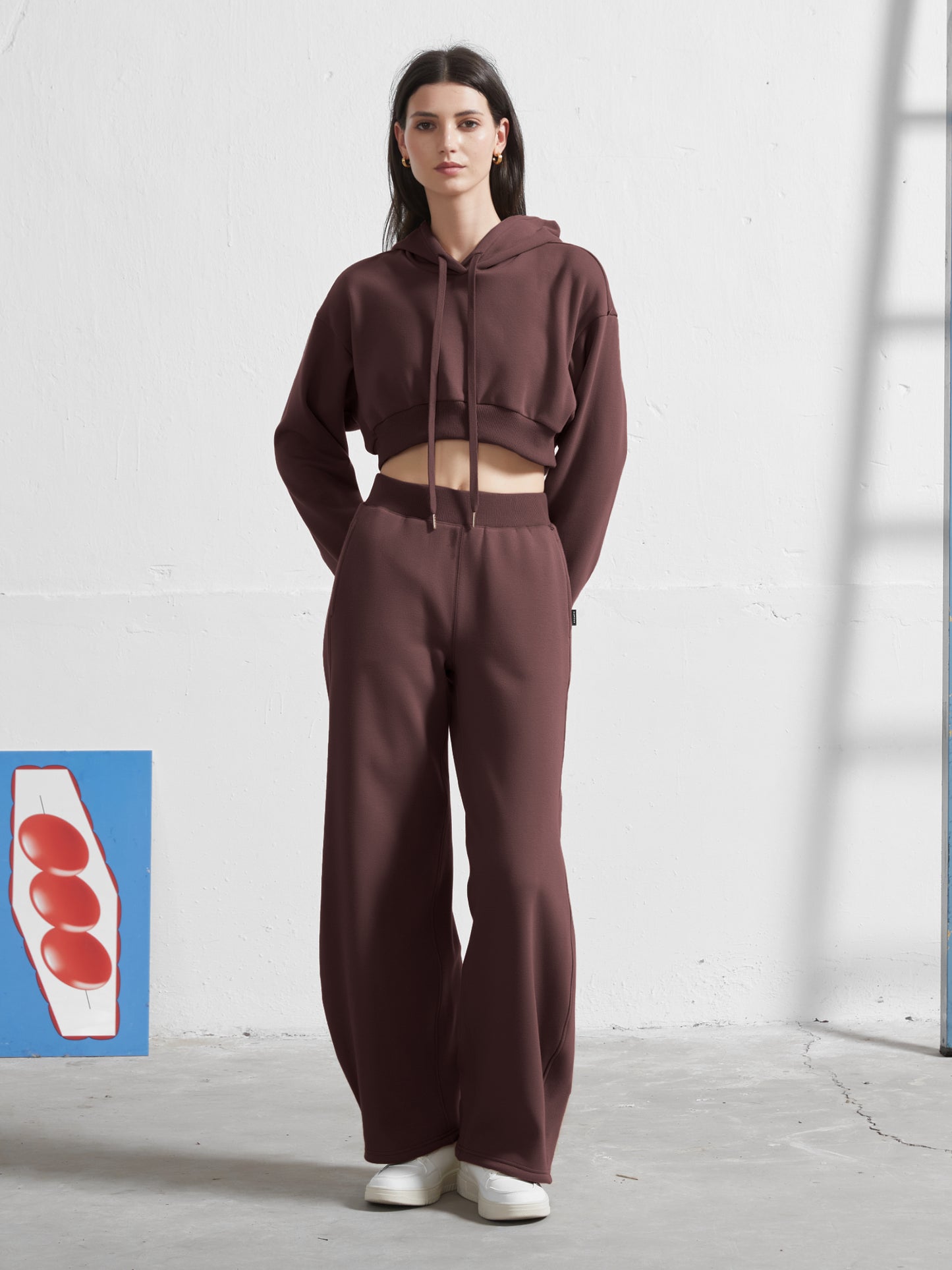 Cubby Barrel Leg Pants, High Waisted | Core Colors