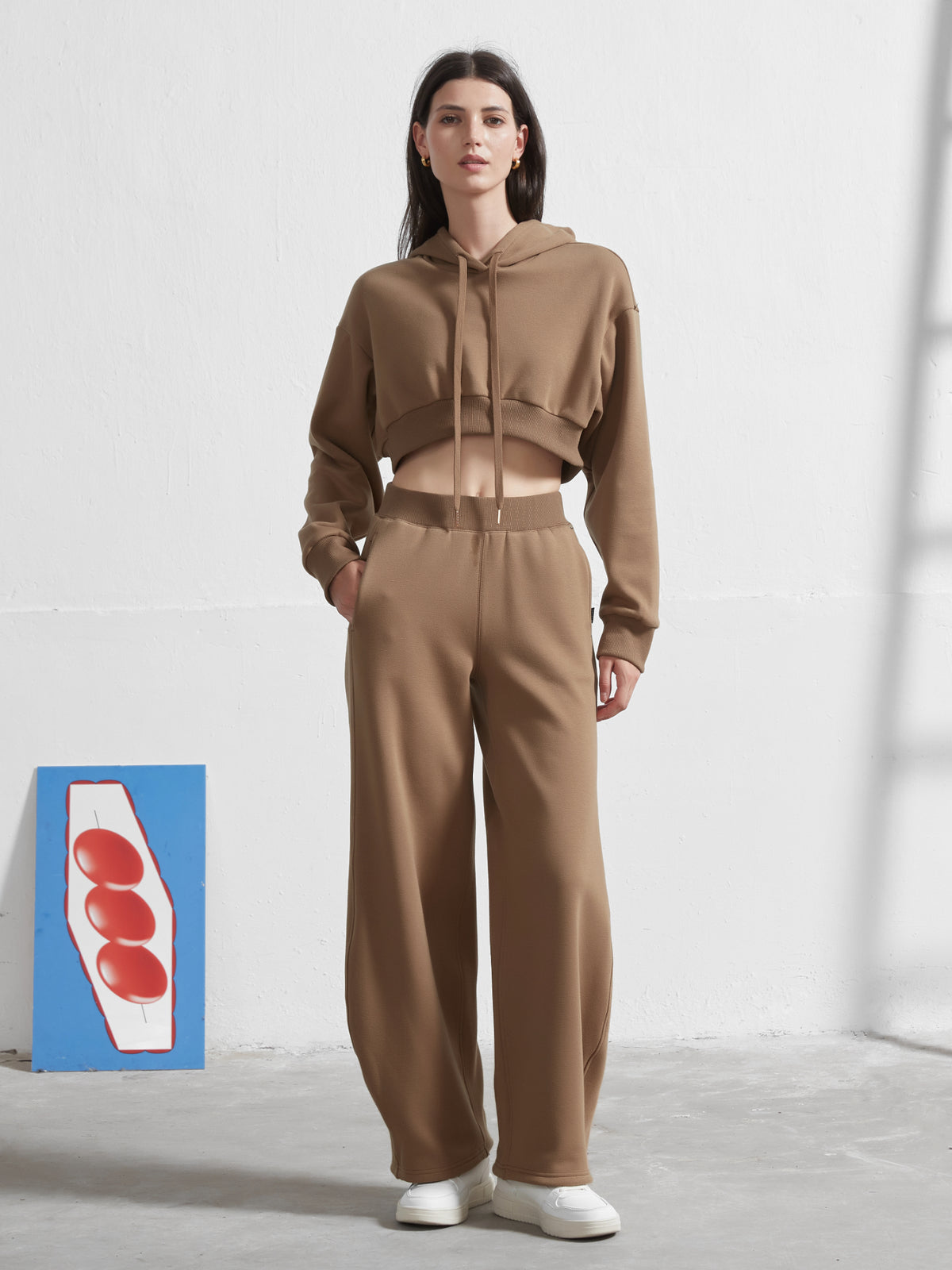 Cubby Barrel Leg Pants, High Waisted