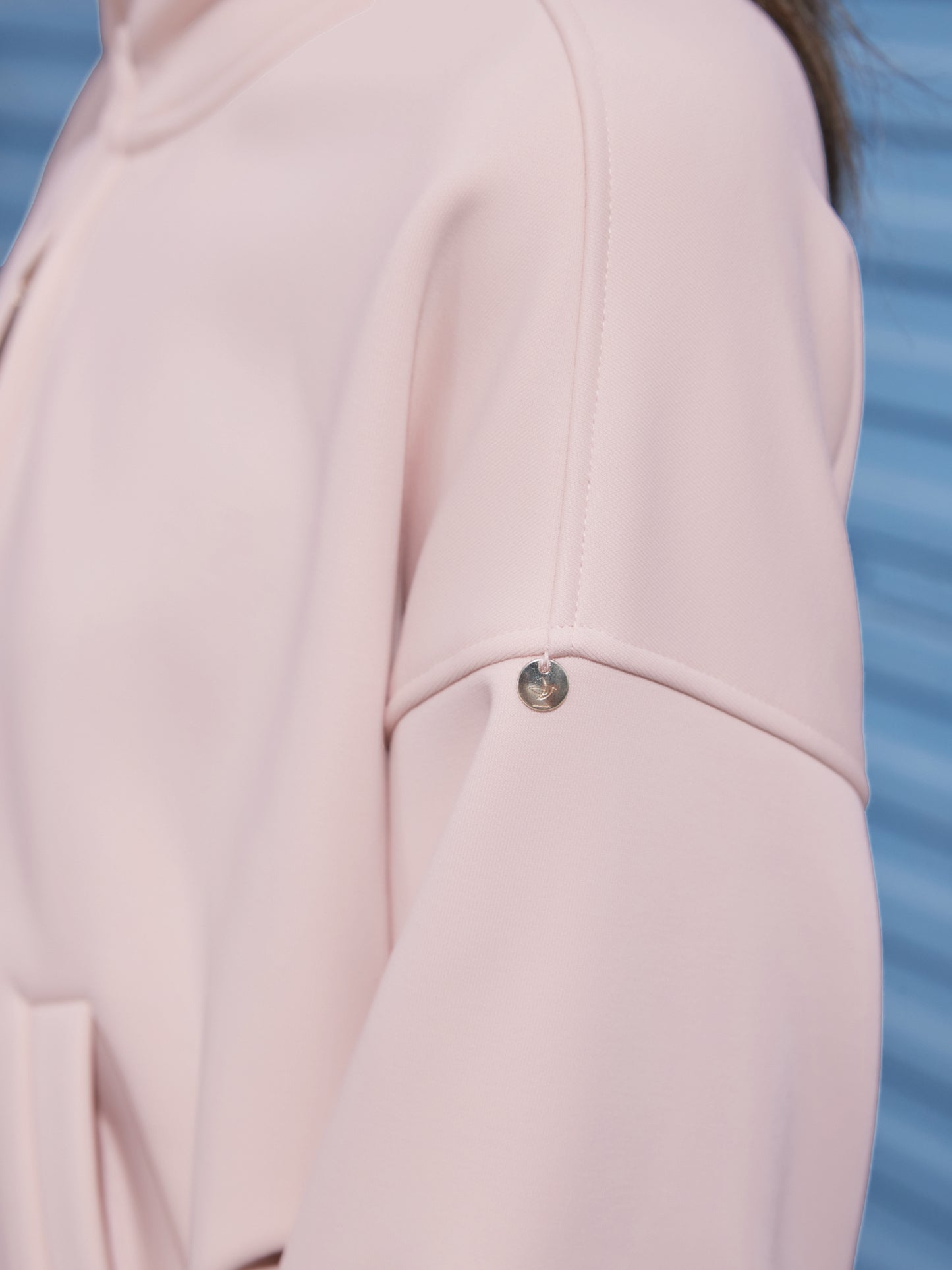 Cubby Mockneck Zip-Up, Cropped
