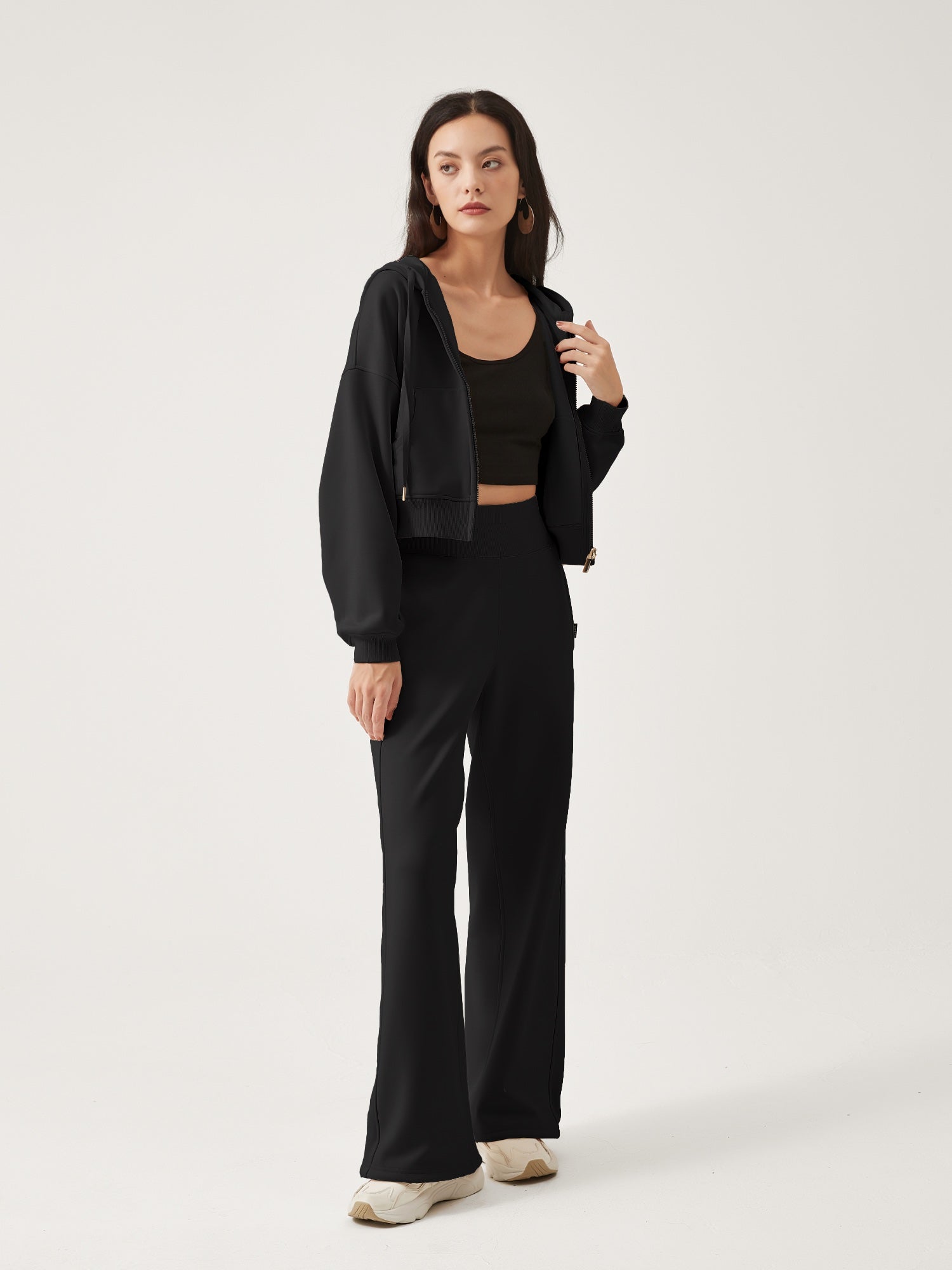 Cubby Zip Up Hoodie - Cropped & Reversible