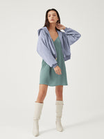 Cubby Zip Up Hoodie - Cropped & Reversible