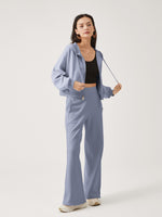 Cubby Zip Up Hoodie - Cropped & Reversible