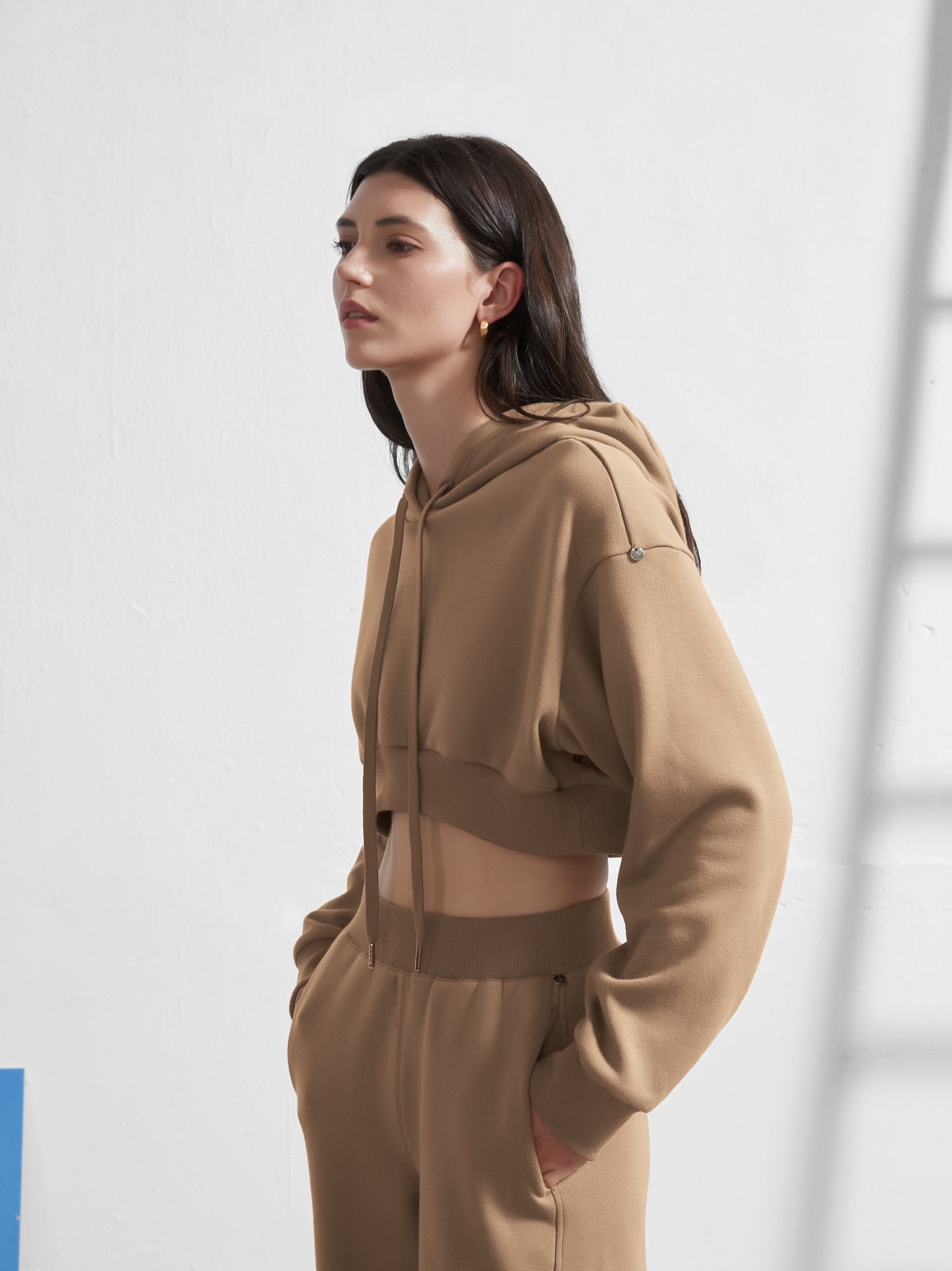 Cubby Hoodie, Extra Cropped