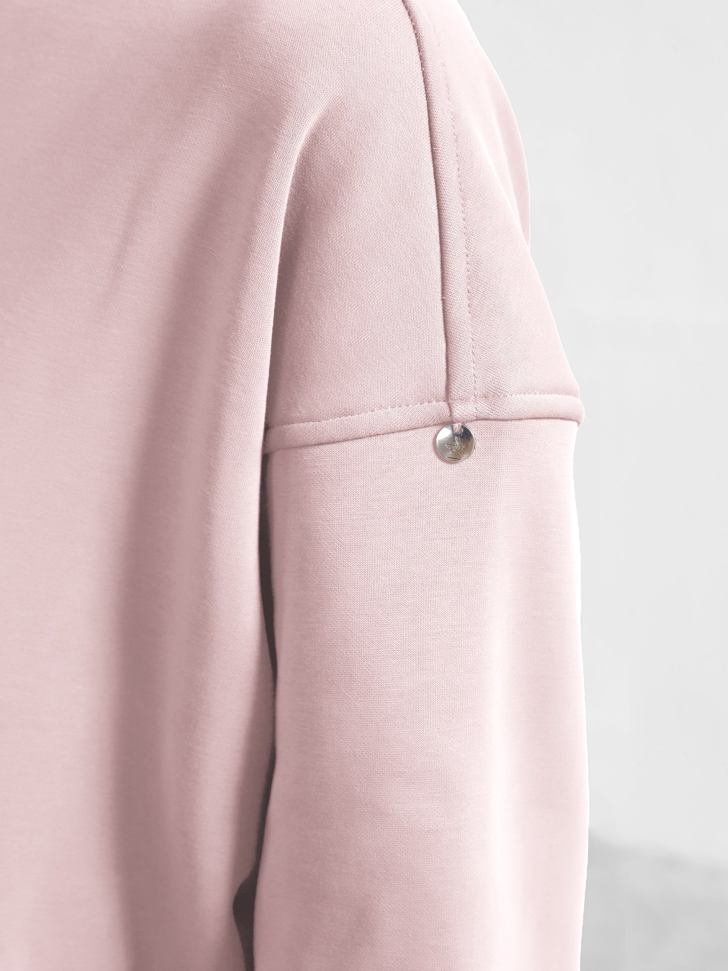 Cubby Half Zip-up Sweatshirt, Oversized