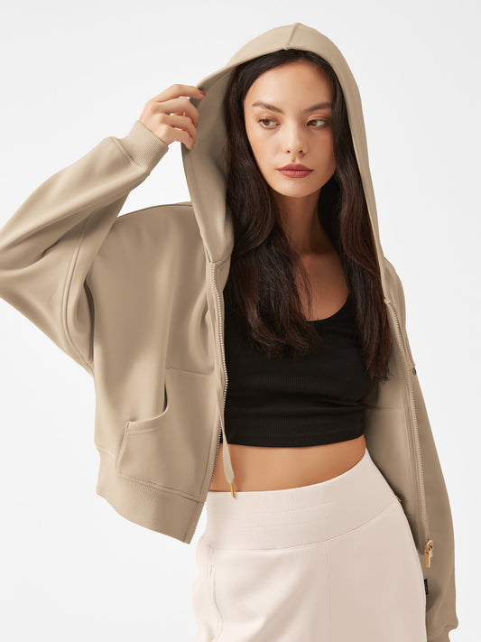 Cubby Zip Up Hoodie - Cropped